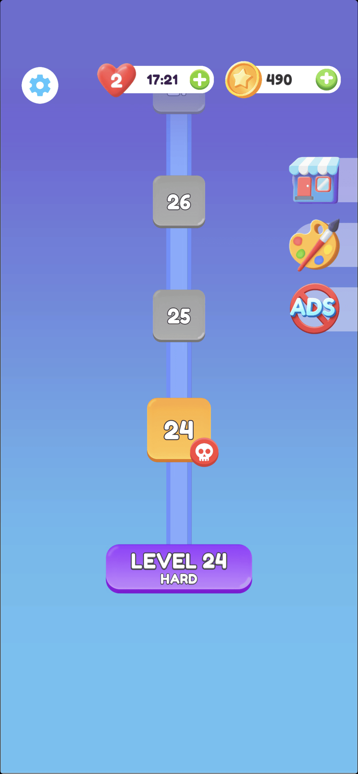 Grid Escape level map